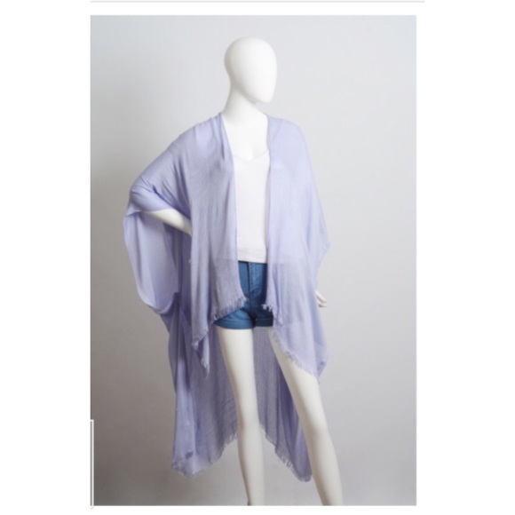 Last 1 then sold out New Boho Chic High Low Kimono Cardigan Wrap - Picture 7 of 8